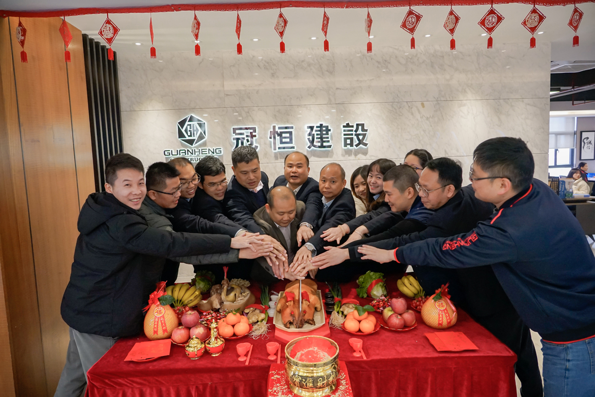 大年初十 恒盛娱乐建设开工大吉